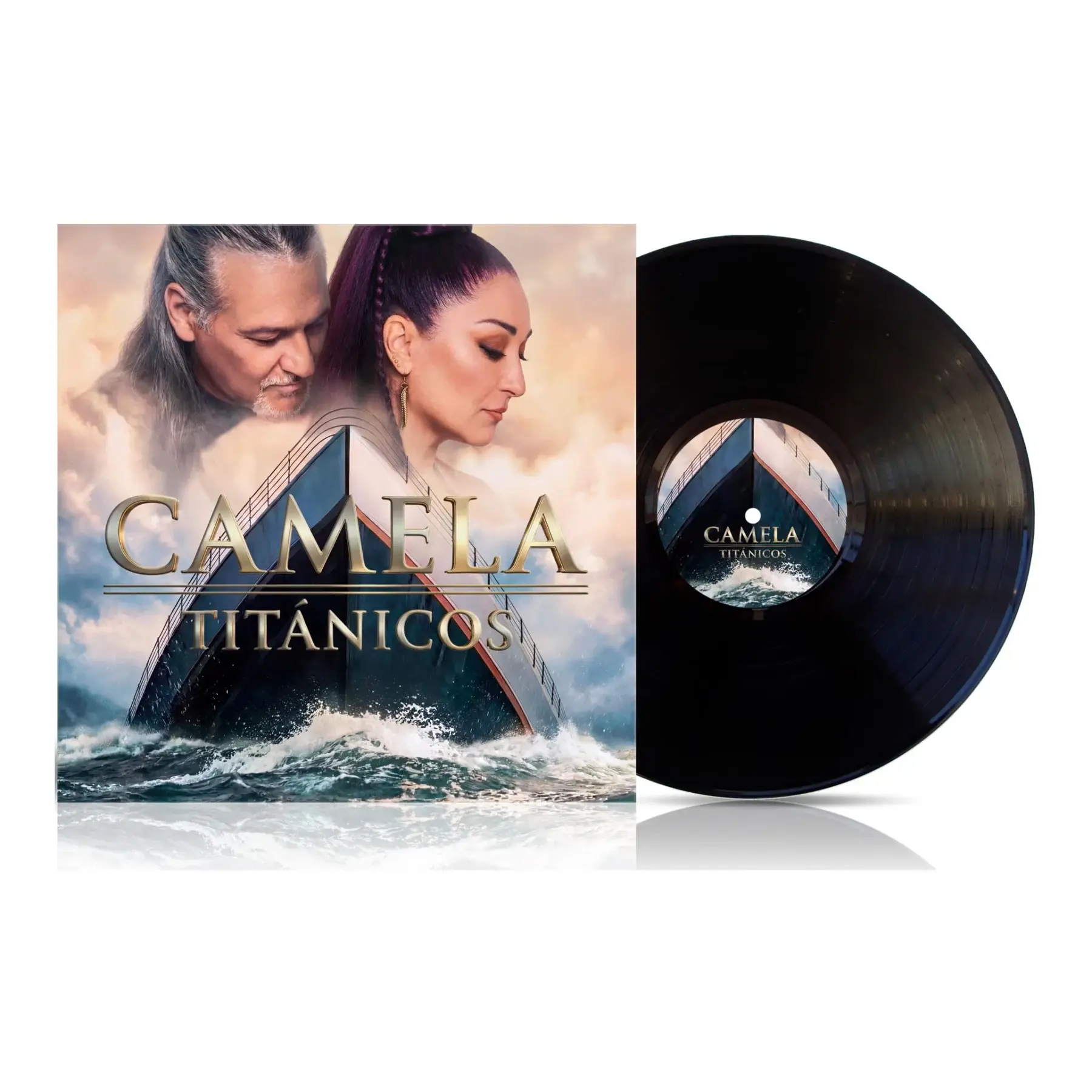 Camela Titánicos en vinilo firmado