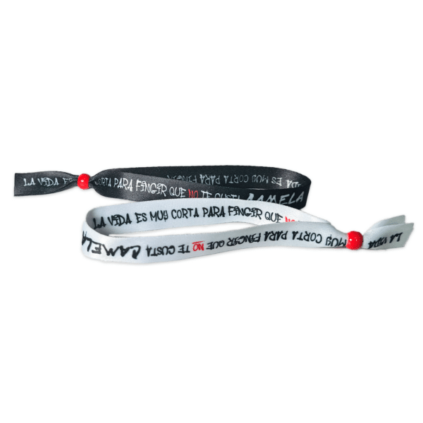 Pulsera- La vida es demasiado corta para fingir que no te gusta Camela